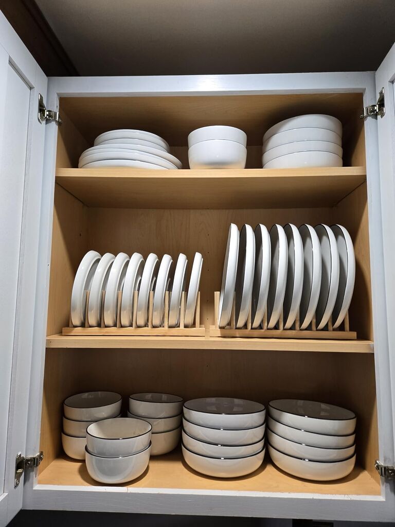 Gibson Home Oslo Dinnerware Set for 4, 16-Piece White Porcelain customer photo 1