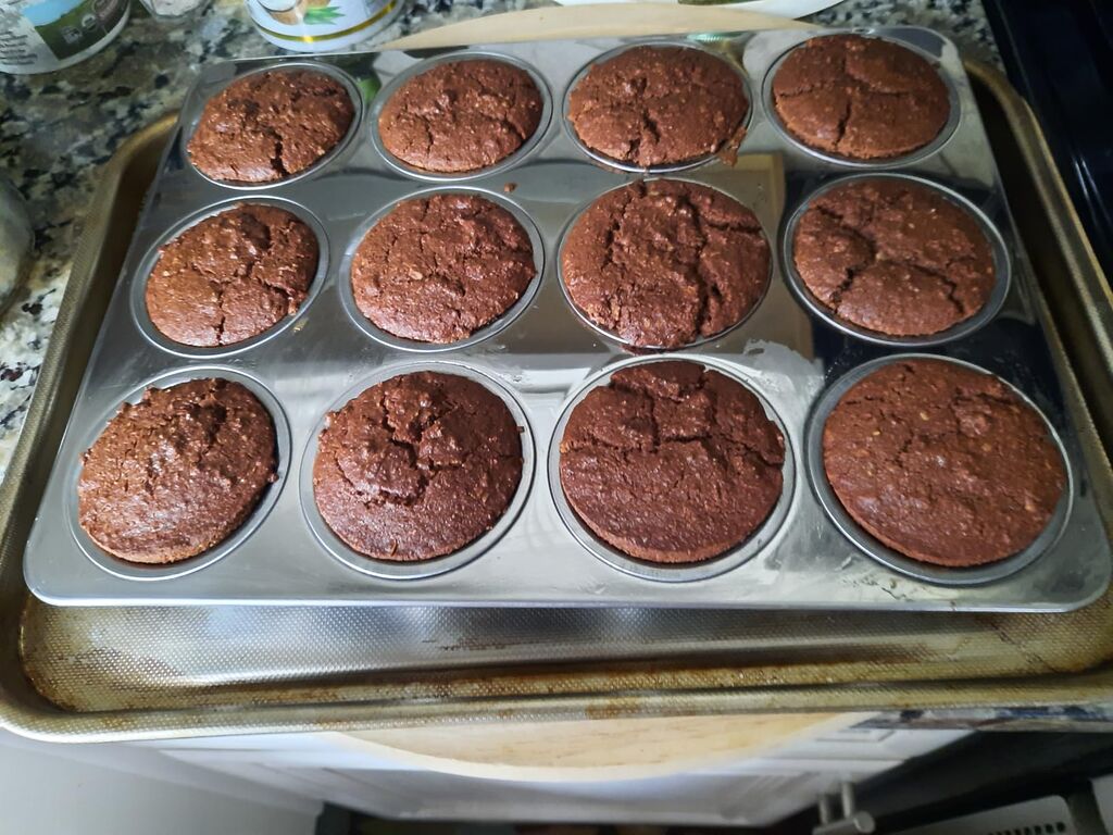 E-far Muffin Pan 12-Cup, Set of 2, Stainless Steel Cupcake Pan Metal Muffin Baking Tins customer photo 2