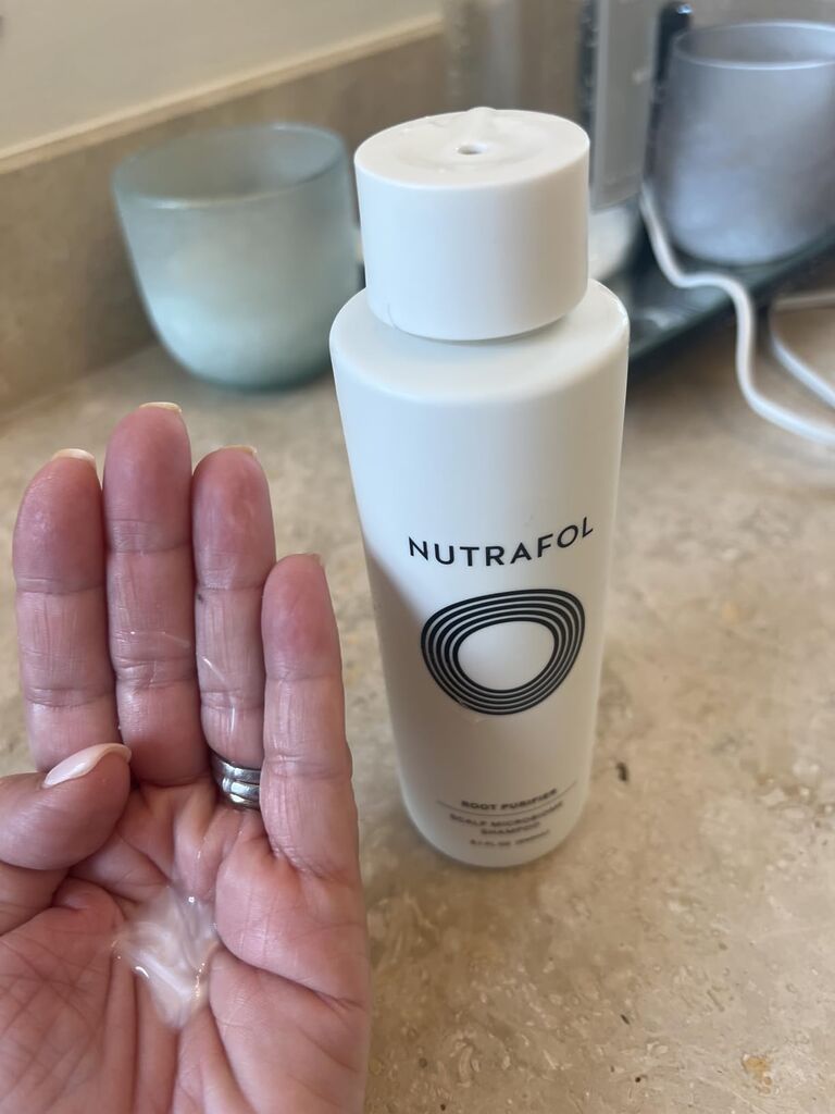 Nutrafol Shampoo, Cleanse and Hydrate Hair and Scalp, Improves Hair Volume, Strength and Texture, Physician-formulated for Thinning Hair, Color Safe, Sulfate Free customer photo 1