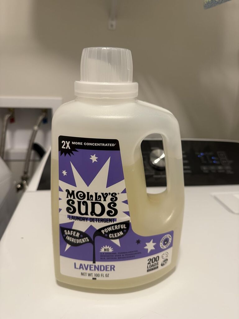 Molly's Suds Liquid Laundry Detergent for Sensitive Skin | 2x Concentrated (Ocean Mist - 200 Loads) customer photo 2