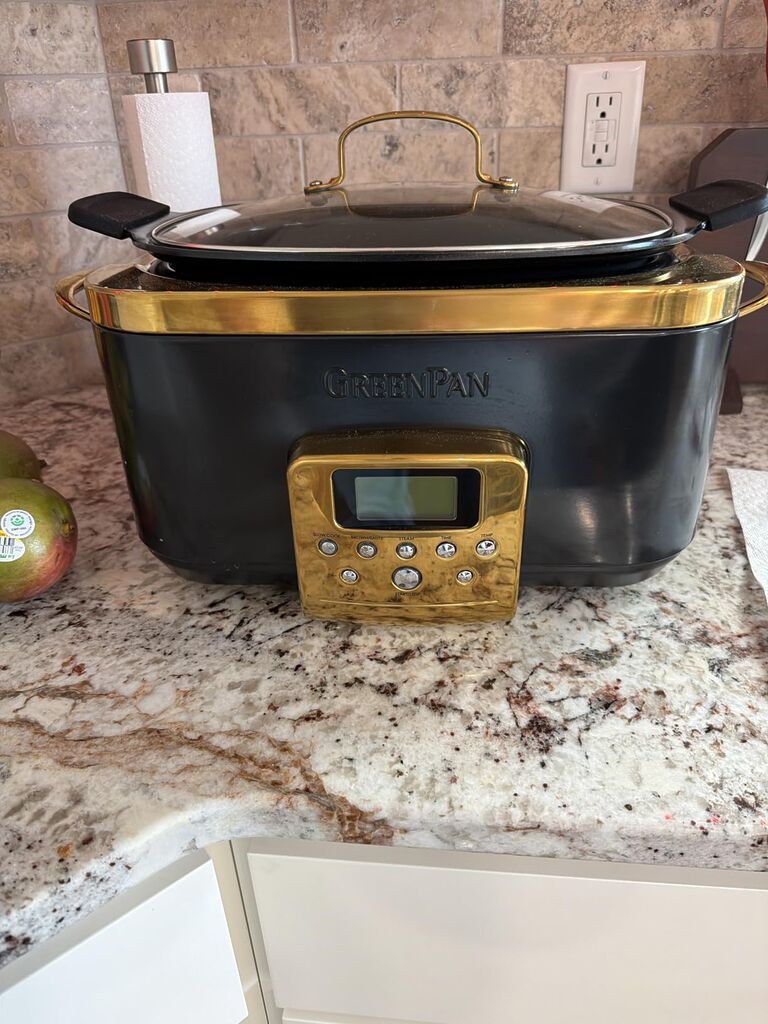 GreenPan Elite 8-in-1 Programmable 6QT Electric Slow Cooker, Dishwasher Safe Lid & Removable Crock, PFAS-Free Healthy Ceramic Nonstick Multi-Cooker customer photo 1