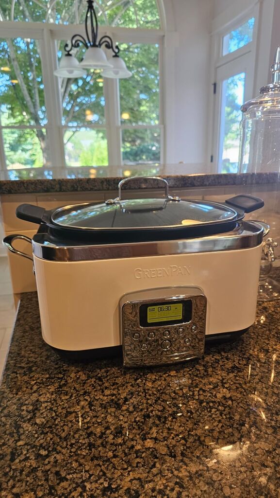 GreenPan Elite 8-in-1 Programmable 6QT Electric Slow Cooker, Dishwasher Safe Lid & Removable Crock, PFAS-Free Healthy Ceramic Nonstick Multi-Cooker customer photo 2