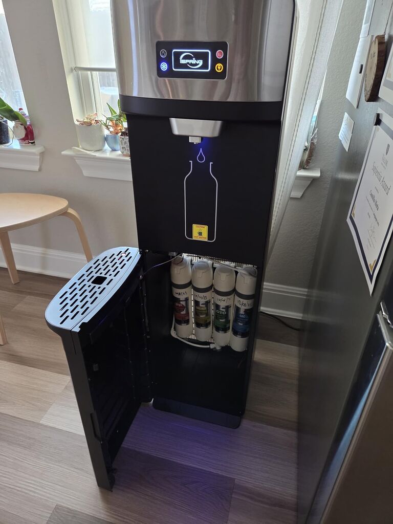 iSpring Bottleless Water Dispenser with Built-in 4-Stage Filtration, Hot/Cold/Room Temp, Self Cleaning customer photo 2