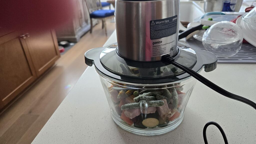 GANIZA Food Processors, Electric Food Chopper with Meat Grinder & Vegetable Chopper - 2 Bowls (8 Cup+8 Cup) with 450W Copper Motor customer photo 1