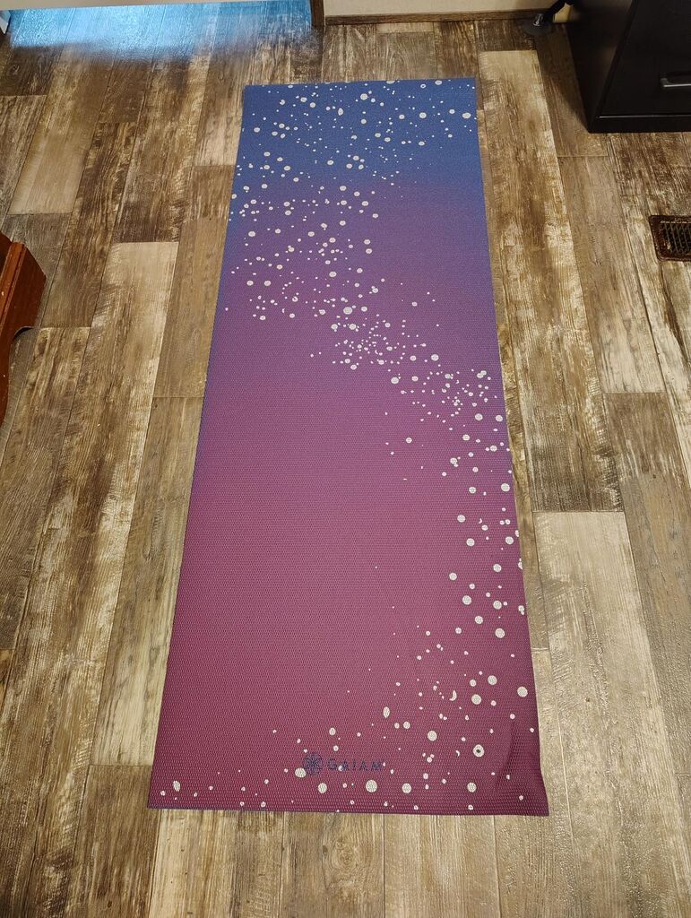 Gaiam Yoga Mat - Premium 6mm Print Extra Thick Non Slip Exercise & Fitness Mat customer photo 1