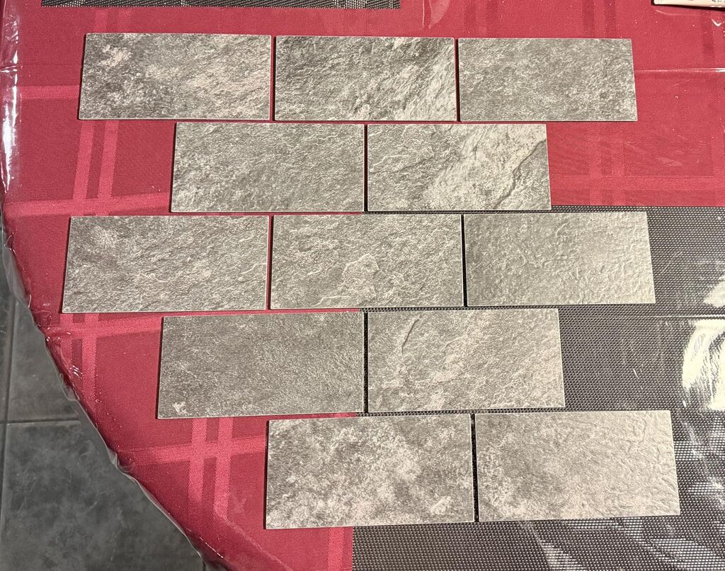 AULIGET 100 Piece Rust Slate Peel and Stick Backsplash Wall Tiles, 3
