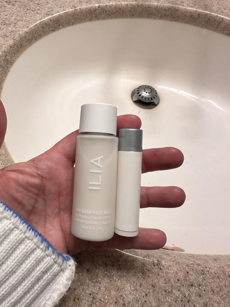 ILIA - The Base Face Milk Essence + Lightweight, Layerable Moisturizer | Hydrate, Smooth, Soothe, Strengthen | Non-Toxic, Vegan, Cruelty-Free, Clean Makeup (Travel Size, 1 fl oz | 30 ml) customer photo 1