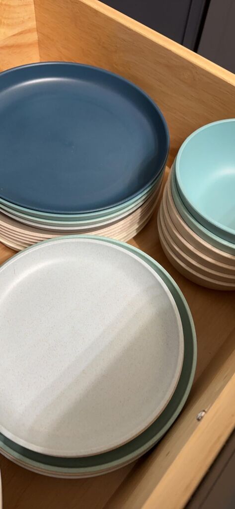 Grow Forward Premium Wheat Straw Plates - 8 Inch Set of 8 - Moonlight customer photo 1