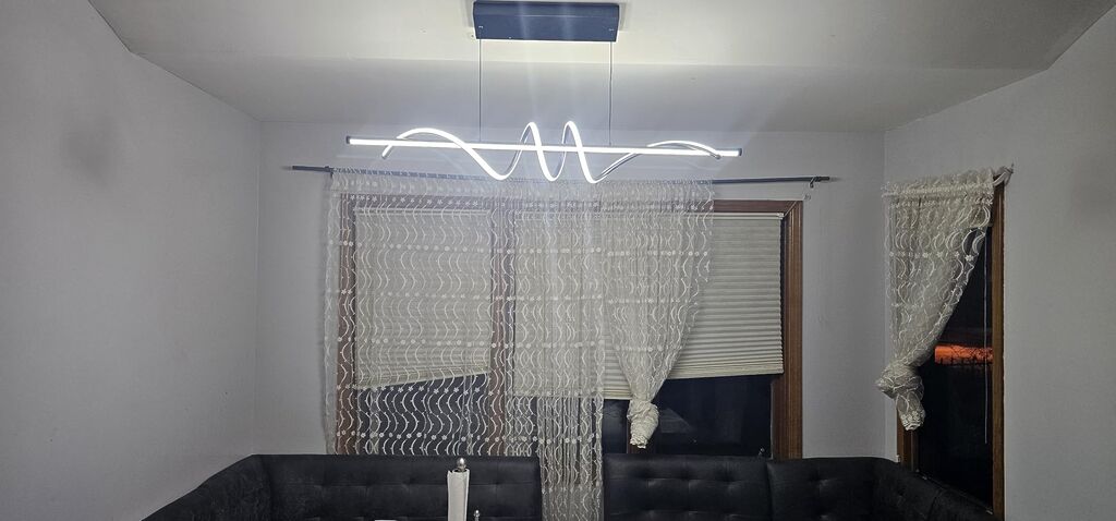 LED Linear Pendant Lights, 39in Island Lighting Fixture 3000k-6000K Dimmable, Chandelier Lamp for Kitchen Dining Room Pool Table Office Bar Garage Workbench customer photo 2