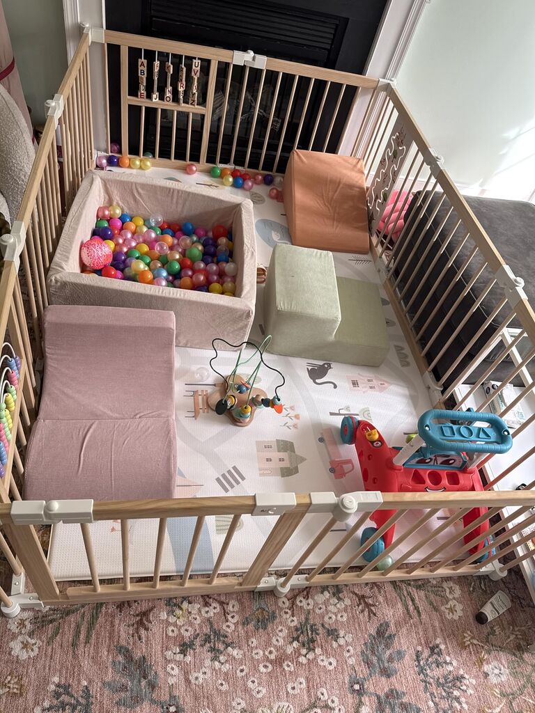 Reversible Play Mat 82 x 55 - Waterproof, Durable, Non-Toxic Foam Floor Mat for Infants customer photo 2