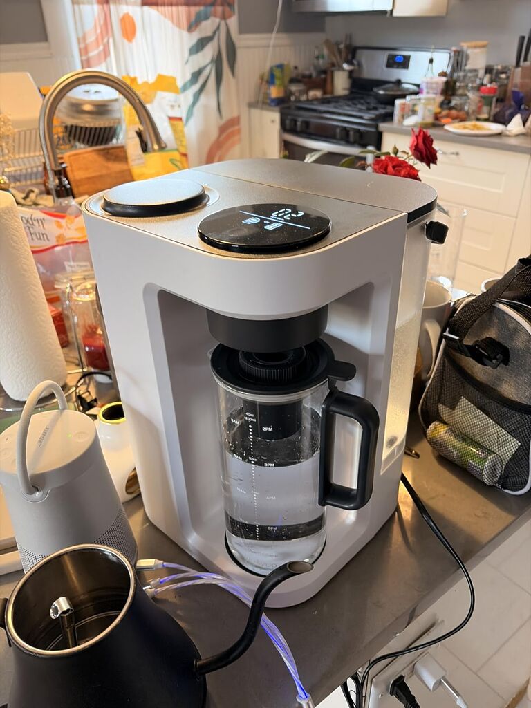 Bluevua RO100ROPOT-Lite(UV) Countertop Reverse Osmosis Water Filter System, 7-Stage Purification with UV and Remineralization, 3:1 Pure to Drain, Portable Water Purifier customer photo 2