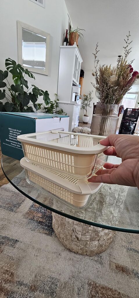 Urban Green Glass Food Storage Containers with Glass Lids (4 Pack) customer photo 2