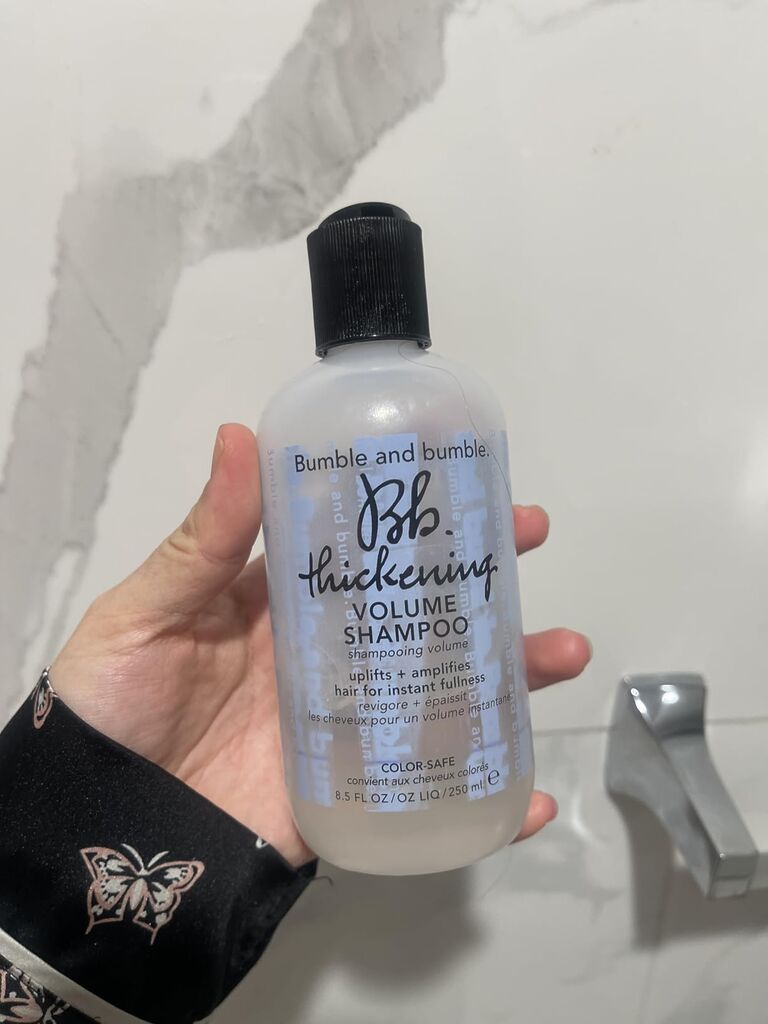 Bumble and bumble. Thickening Volumizing Shampoo | Lightweight Formula For Instant Fullness | Cleanses Without Stripping | Color Safe | For Fine to Medium Straight to Wavy Hair Types customer photo 1