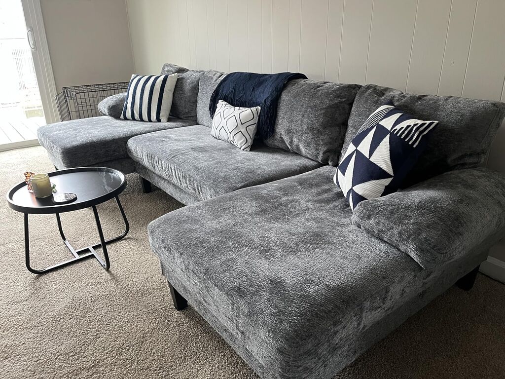 Txtin's U Shaped Sectional Couches for Living Room, 111 Inch Modular Sofa with Double Chaise customer photo 2