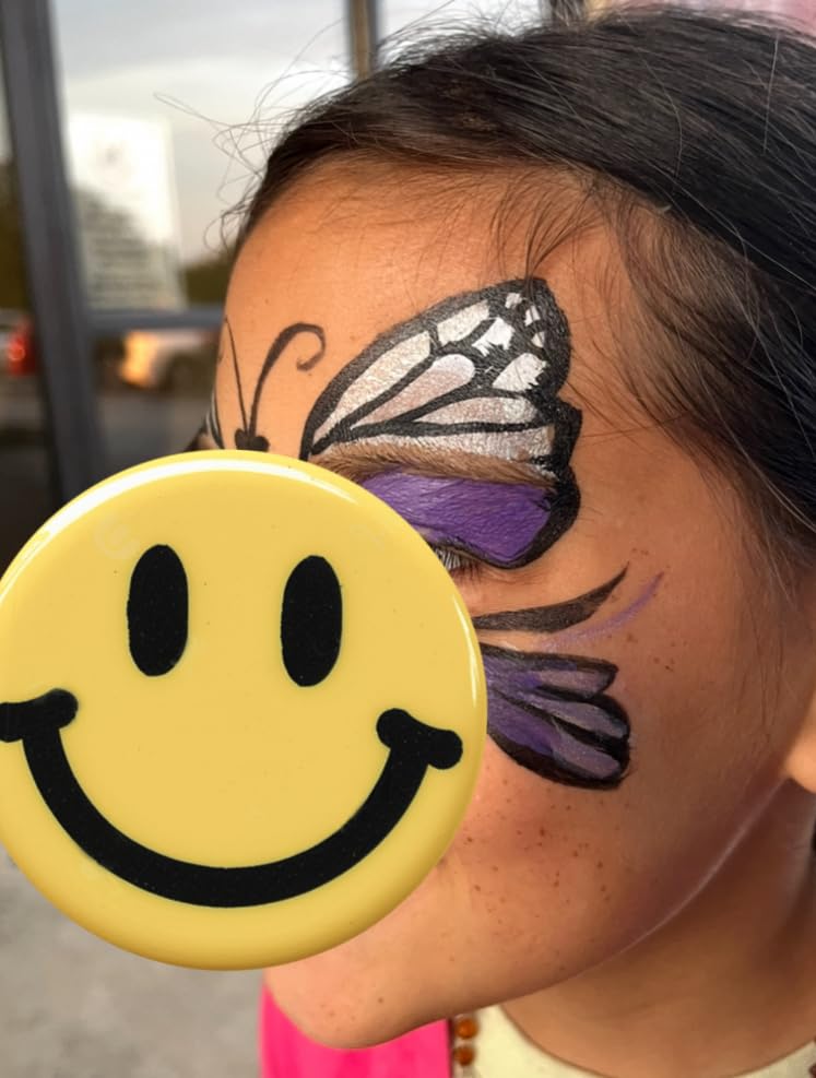 Face Painting Kit for Kids, 24 Colors Washable Face Paint, Safe for Sensitive Skin, Non-Toxic Professional Face Painting Kit customer photo 2