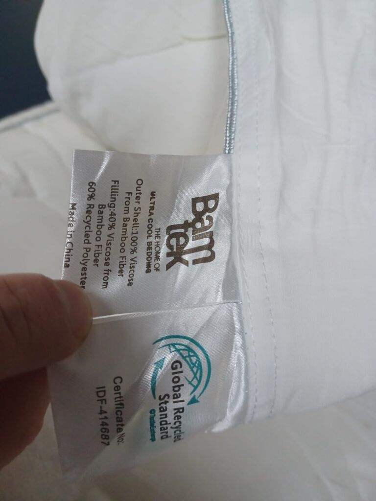 100% Viscose Derived from Bamboo Comforter - Cooling Duvet Insert, OEKO-TEX Certified customer photo 2