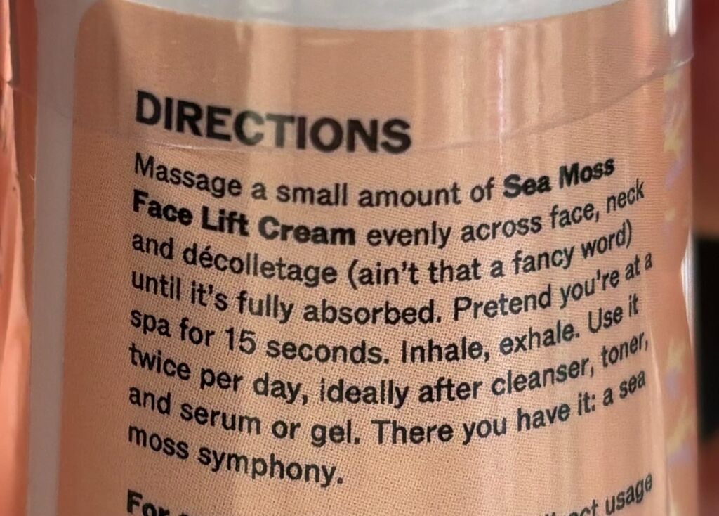 LilyAna Naturals Bakuchiol Face Lift Cream with Sea Moss and Peptide Complex - Face Cream for Women - Moisturizing and Lifting Facial Cream - Anti-Aging Overnight Moisturizer - Made in the USA - 1 oz customer photo 1