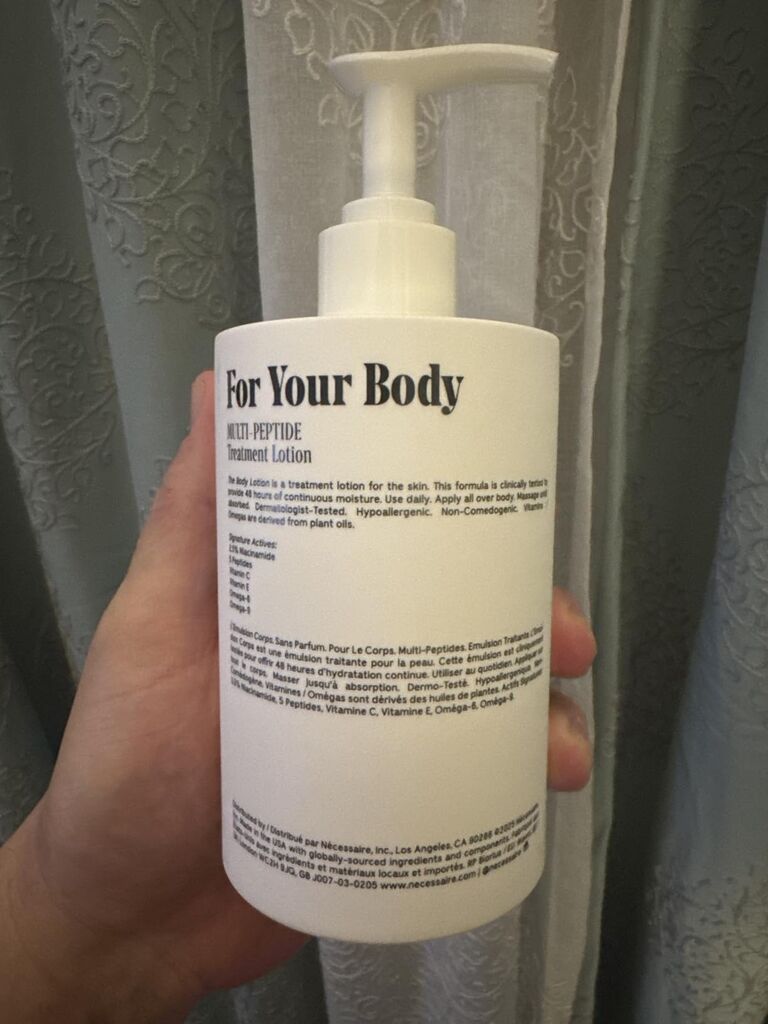 Nécessaire The Body Lotion - Santal - Multi-Peptide - Firming Body Lotion for Women + Men customer photo 1