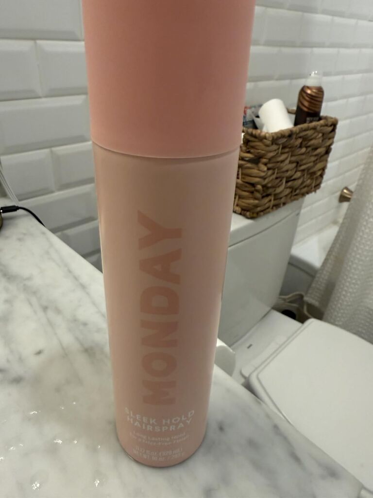 MONDAY HAIRCARE SLEEK HOLD Hairspray for long-lasting finish 329 mL customer photo 1