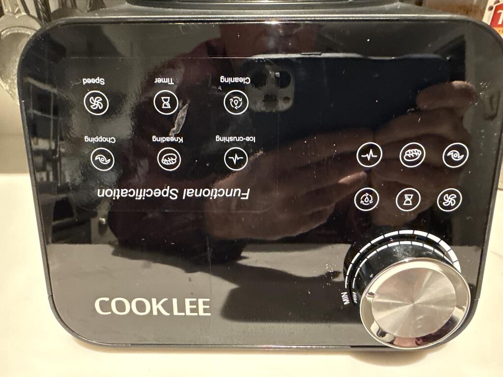 COOKLEE Food Processor, 600 Watts, 6 Functions Electric Vegetable Chopper for Chopping, Mincing, Dicing, Shredding, Slicing, Purees & Dough with 12cup Processor Bowl customer photo 2