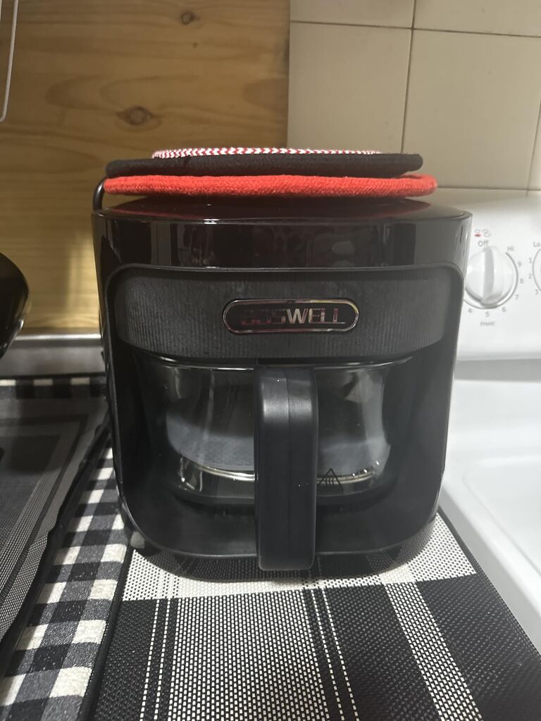 BOSWELL Glass Air Fryer, 4.5QT Transparent Fry Bowl, Circulating Heating, Non Toxic, Large Capacity Air Fryer Roast, Temperature Control Dishwasher Safe (Black) customer photo 1