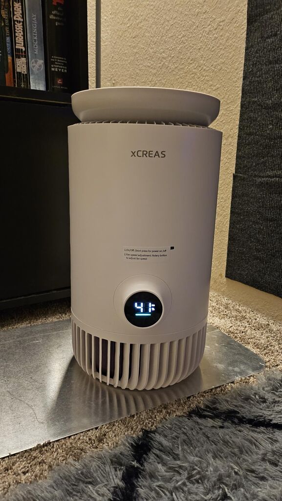 Humidifier and Air Purifier in One, Evaporative No-Mist HEPA Air Purifier & Humidifier Combo for Bedroom, 0.8-Gal Top-Fill Water Tank, Ultra-Quiet 23dB customer photo 2