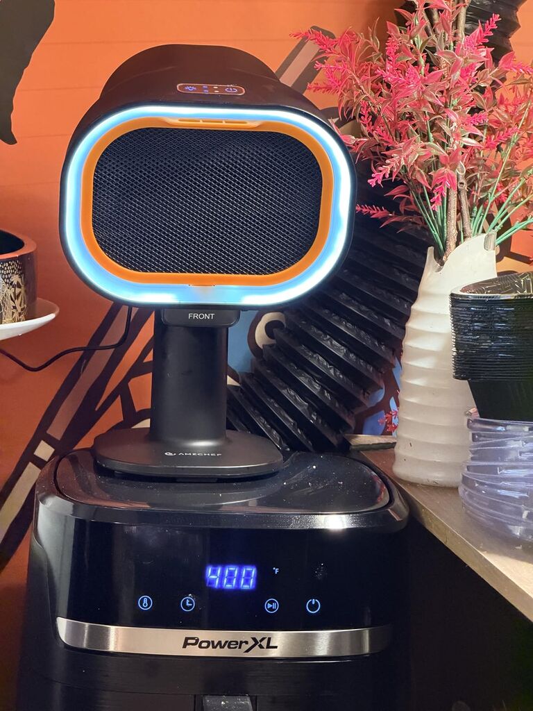 Portable Range Hood - 4-Speed Adjustable Exhaust Fan with Telescoping Height & 40° Tilt Low Noise 52dB customer photo 2