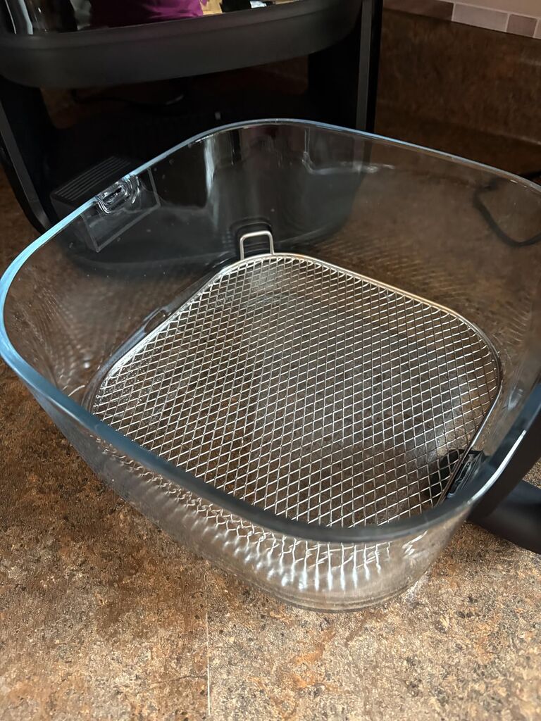 BOSWELL Glass Air Fryer, 7.5QT with Transparent Fry Bowl, Circulating Heating, Temperature Control, Air Fryer Roast, Dishwasher Safe customer photo 2