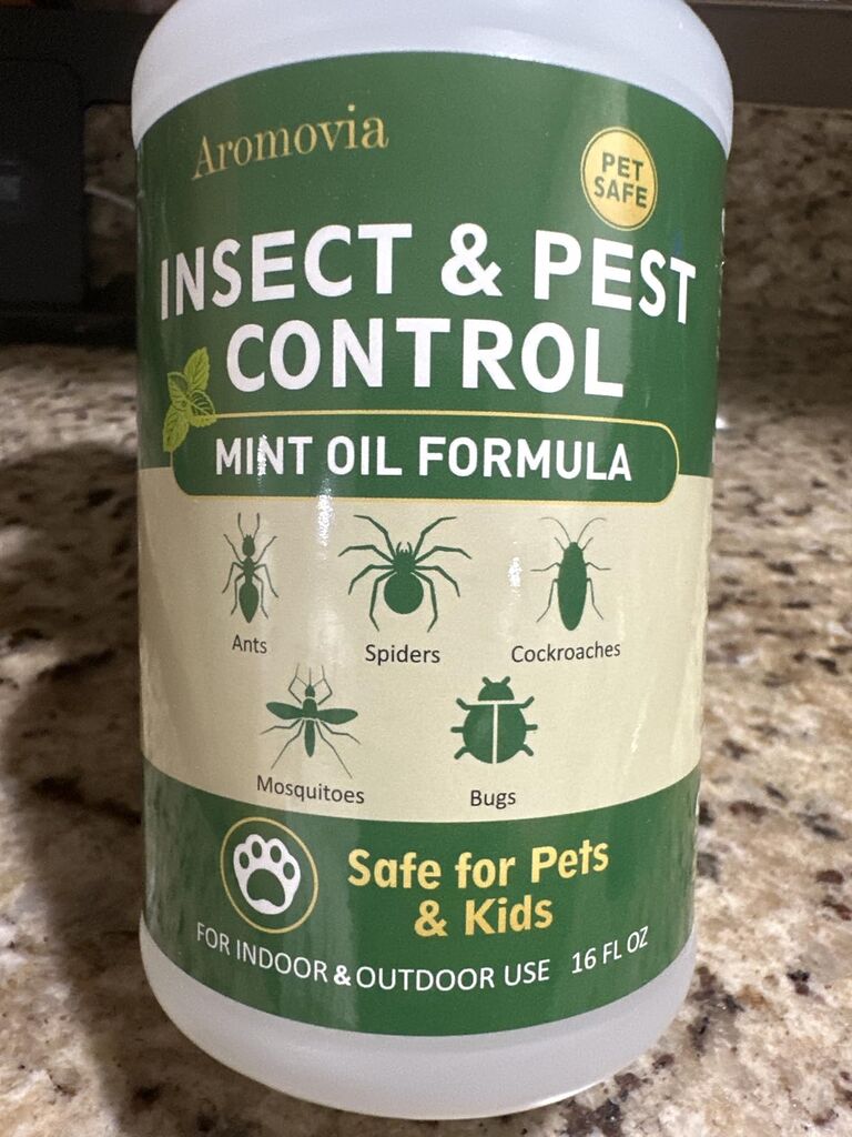 Peppermint Oil Insect Repellent Spray 16 OZ, Natural Indoor & Outdoor Bug Control for Spiders, Ants, Roaches, and More, Kids and Pets Safe customer photo 2