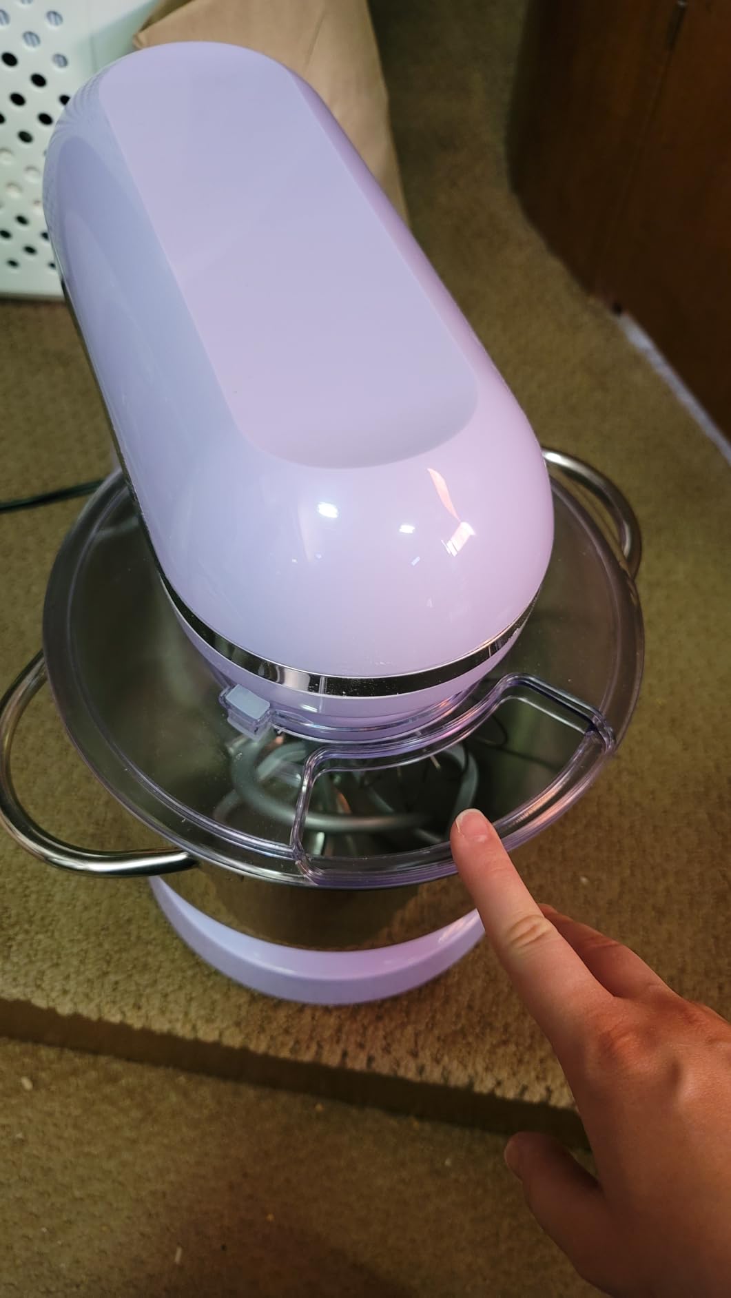 Aucma Stand Mixer, 6.5-QT 660W 6-Speed Tilt-Head Food Mixer, Kitchen Electric Mixer with Dough Hook, Wire Whip & Beater customer photo 1
