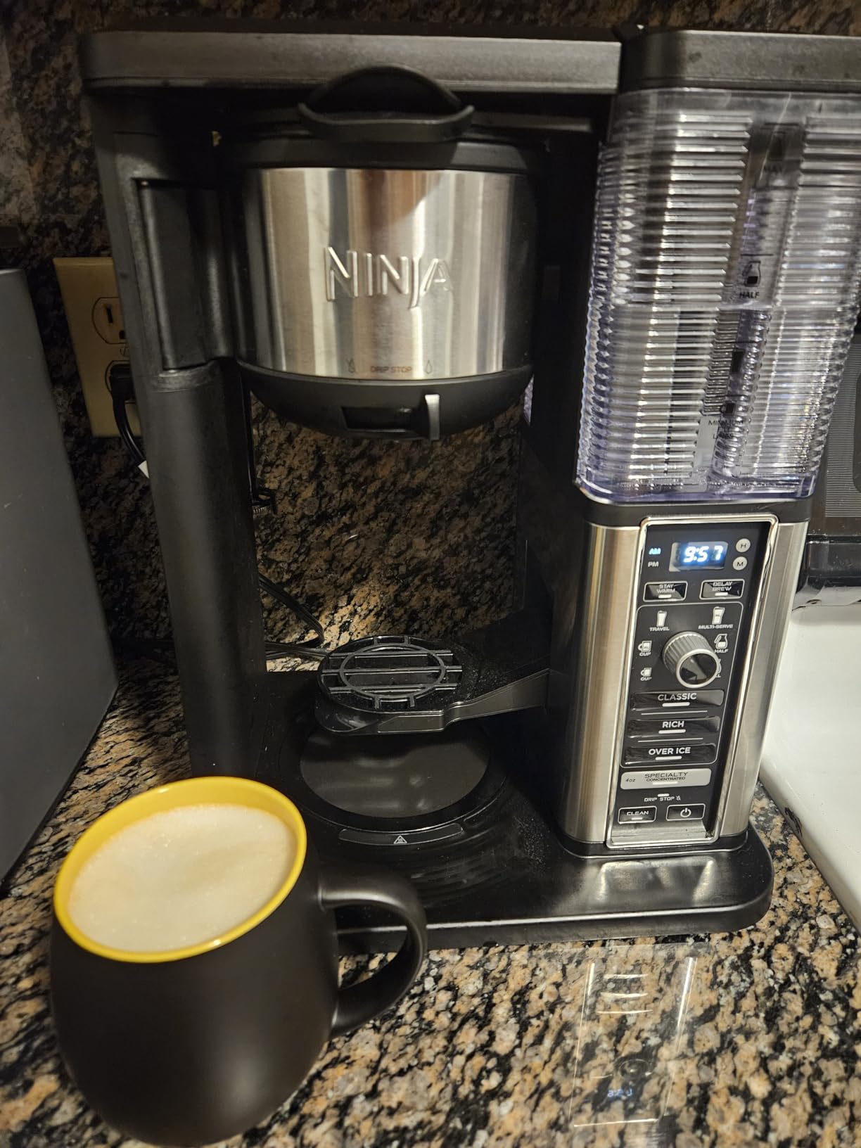 Ninja Specialty Coffee Maker | Includes 10-Cup Carafe, Fold-Away Frother, Permanent Filter & Removable, Dishwasher Safe Reservoir | 6 Brew Styles, 8 Cup to Travel Mug to Pot Sizes | Black | CM401 customer photo 2