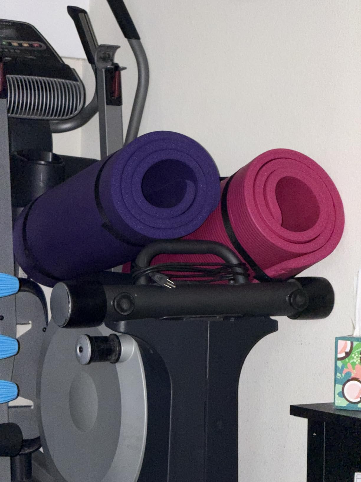 BalanceFrom Yoga Mat, 1-Inch Extra Thick High Density Exercise Mat, Anti-Tear Exercise Yoga Mat with Carrying Strap, Multiple Colors customer photo 2