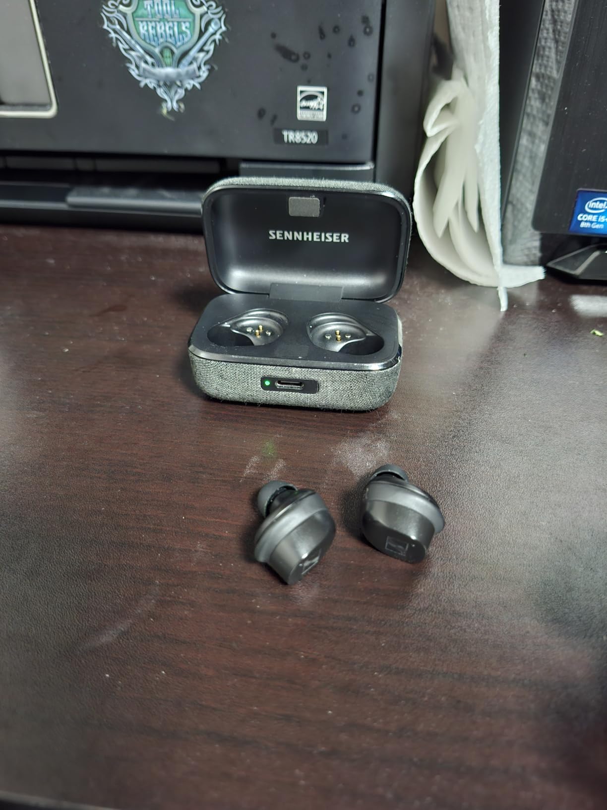 Sennheiser Momentum True Wireless 3 Earbuds, Bluetooth In-Ear Headphones with ANC, Multipoint Connectivity, IPX4, Qi Charging, 28-Hour Battery Life, Black customer photo 2