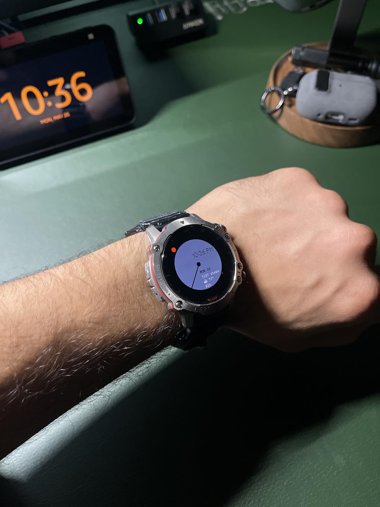 Amazfit Falcon Premium Smart Watch 49mm, Fitness Watch, Dual-Band GPS, AI Fitness Coach, Titanium, 14-Day Battery, 200m Water-Resistant, Activity Trackers and Smartwatches for Android and iPhone customer photo 2