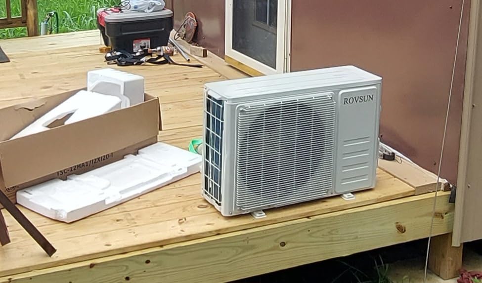ROVSUN 12000 BTU Wifi Enabled Mini Split Air Conditioner & Heater with Inverter, 21 SEER2 Energy Saving 115V Ductless Split AC Unit with Pre-Charged Condenser, Heat Pump & Installation Kit customer photo 1