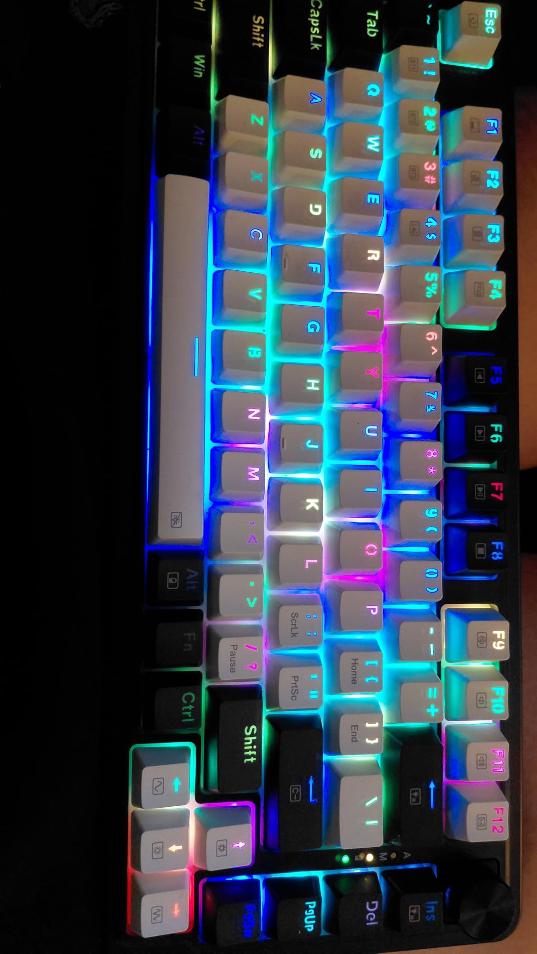 Redragon K673 PRO 75% Wireless Gasket RGB Gaming Keyboard, 3-Modes 81 Keys Compact Mechanical Keyboard Hot-Swap Socket, Knob Control, Linear Red Switch customer photo 1