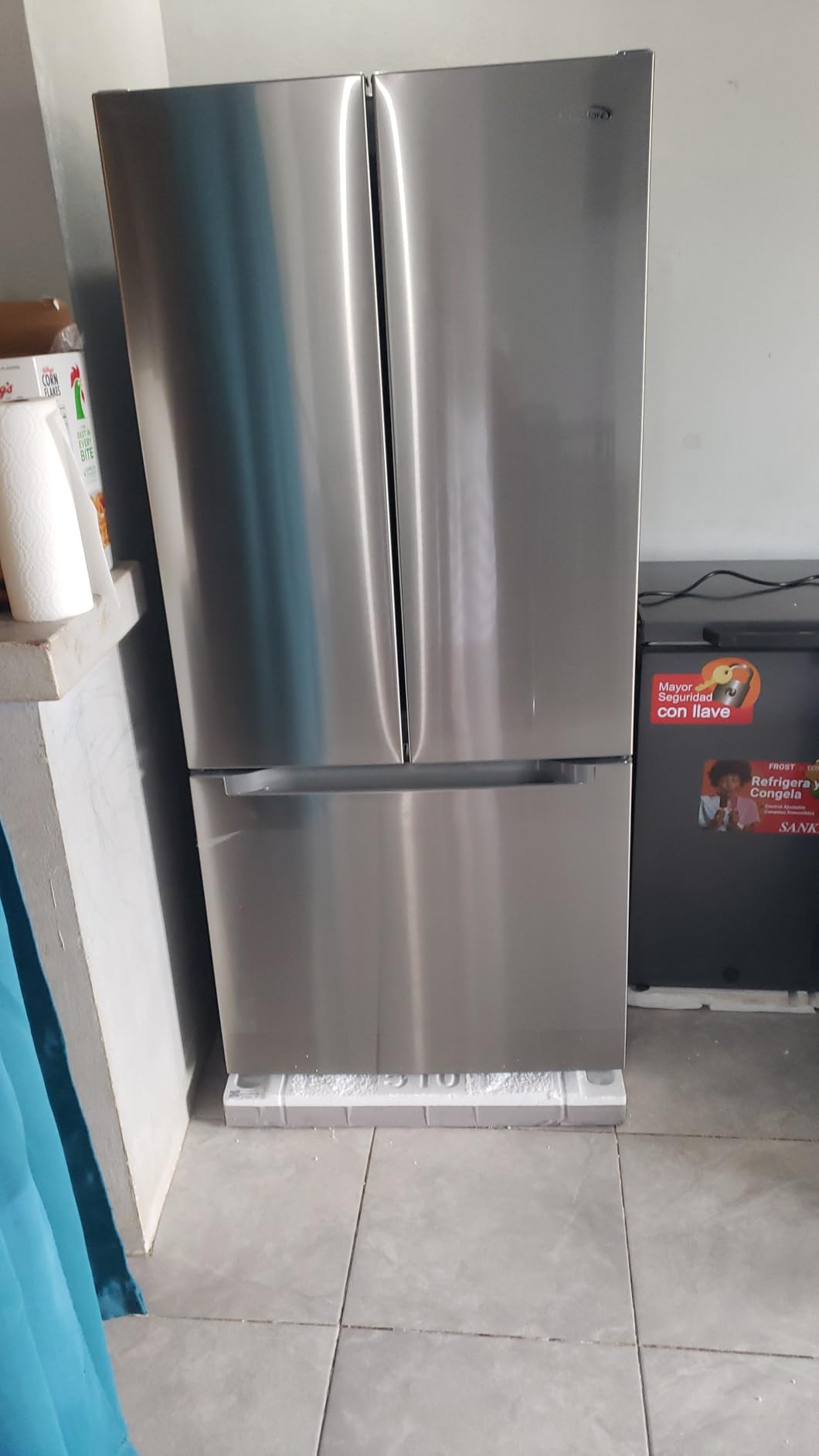 KoolMore 30-Inch 18.5 cu. ft. Counter Depth French Door Refrigerator with Three Doors and Deep Freezer in Stainless-Steel (KM-RERFDSS-18C) customer photo 1