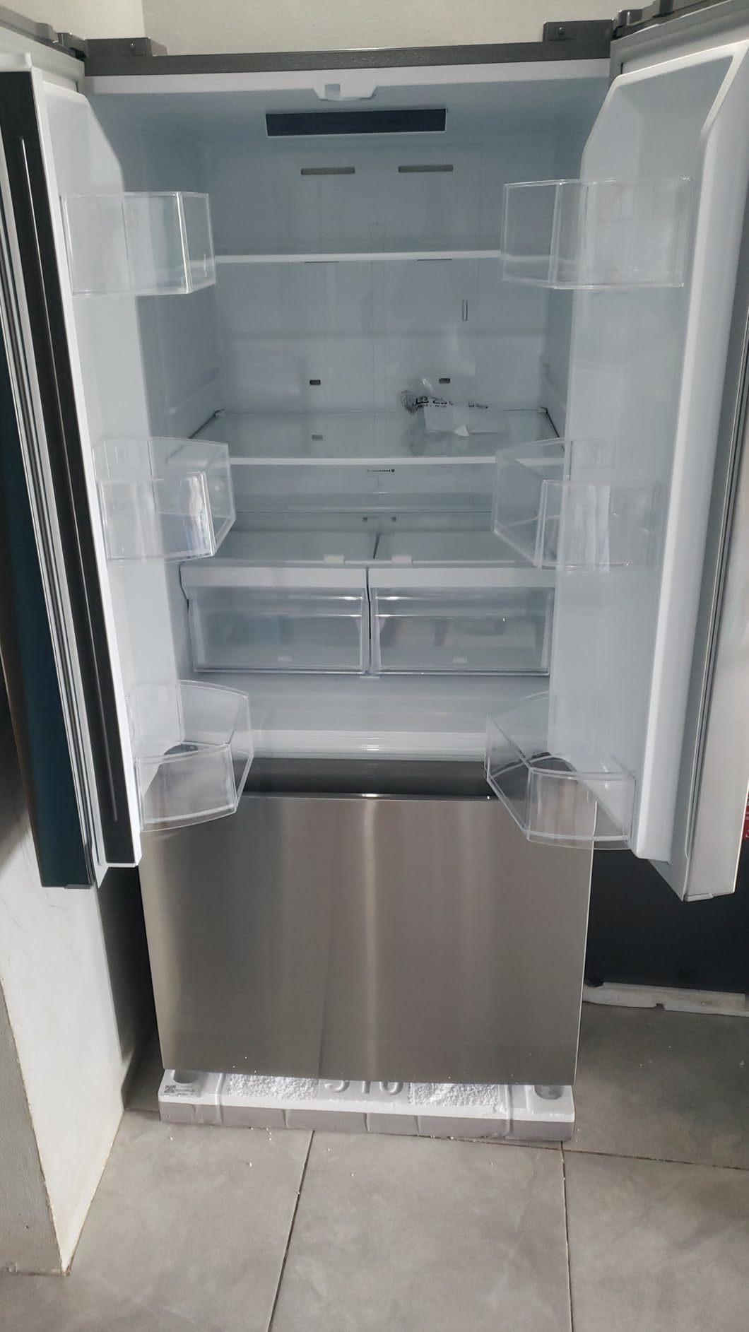 KoolMore 30-Inch 18.5 cu. ft. Counter Depth French Door Refrigerator with Three Doors and Deep Freezer in Stainless-Steel (KM-RERFDSS-18C) customer photo 2