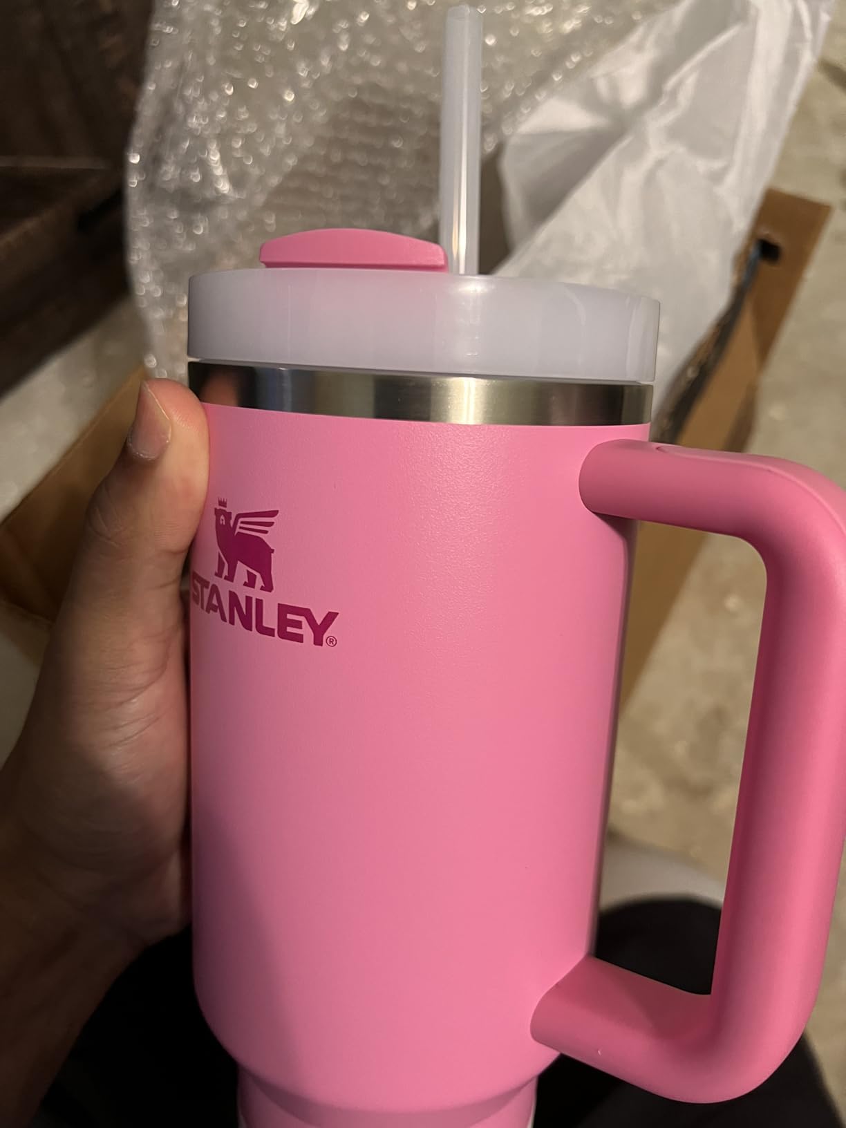 STANLEY Quencher H2.0 Tumbler with Handle and Straw 40 oz | Flowstate 3-Position Lid | Cup Holder Compatible for Travel | Insulated Stainless Steel Cup | BPA-Free | Black 2.0 customer photo 2