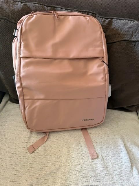 Taygeer Travel Laptop Backpack for Men Women, Airplane Approved Travel Backpack Suitcase with Water Bottle Pocket, Lightweight College 35L Luggage Bag 15.6inch Laptop, Black customer photo 1