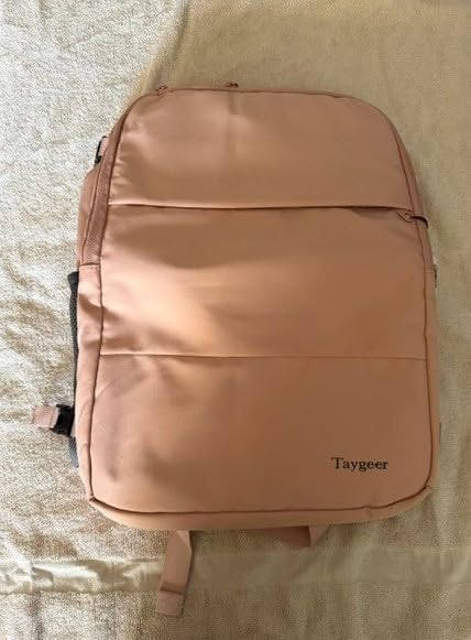 Taygeer Travel Laptop Backpack for Men Women, Airplane Approved Travel Backpack Suitcase with Water Bottle Pocket, Lightweight College 35L Luggage Bag 15.6inch Laptop, Black customer photo 2