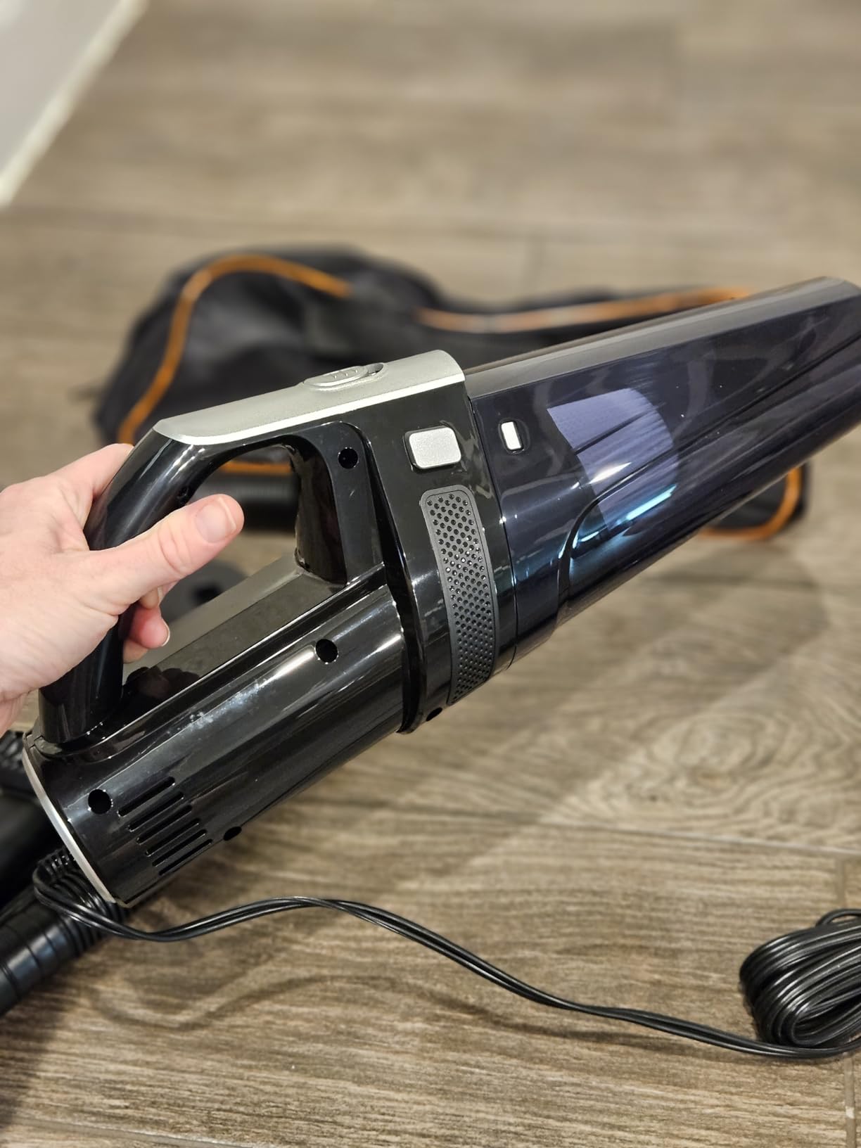 DRECELL Car Vacuum Cleaner, 7000PA Suction, DC 12V, 16.4Ft Cord, LED Light (VC008C) customer photo 1