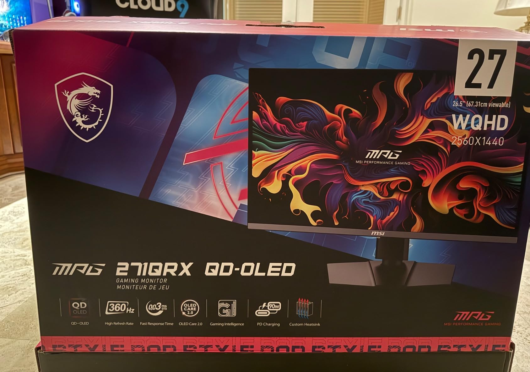 MSI MPG 271QRX QD-OLED 27