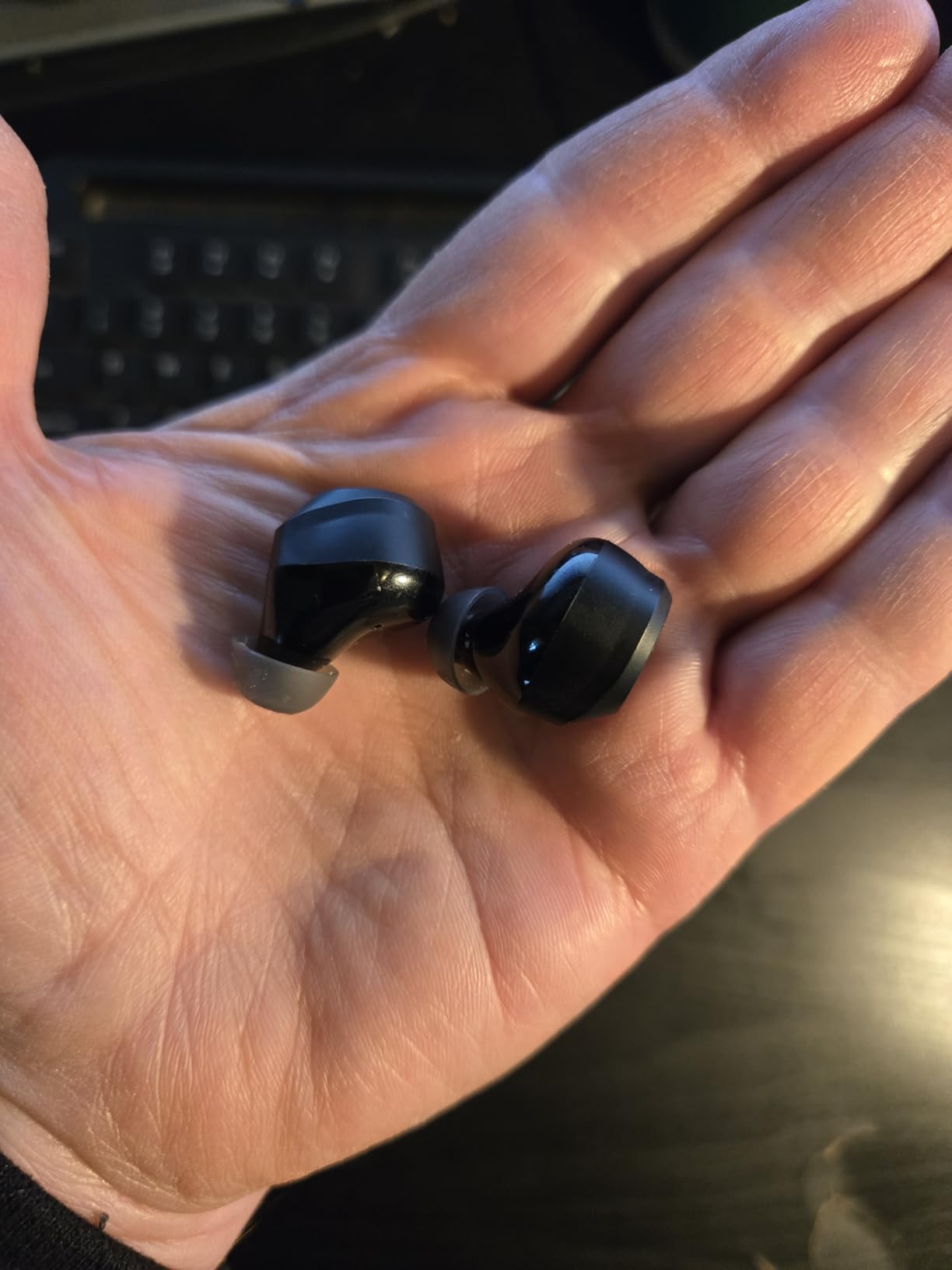 TOZO NC9 Hybrid Active Noise Cancelling Wireless Earbuds, 6 Mics ENC Clear Call, IPX8 Waterproof, Bluetooth 5.3, 60H Playtime with LED Display customer photo 1