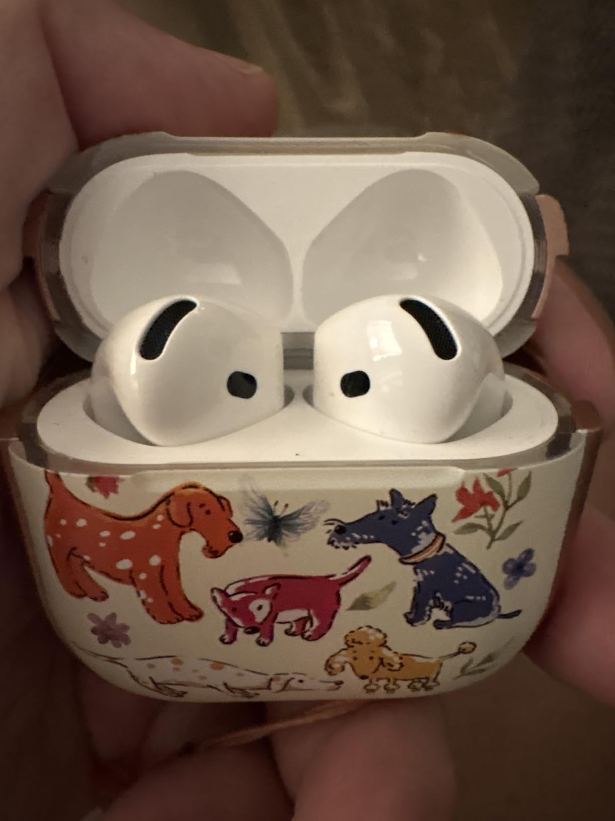 Apple AirPods 4 Wireless Earbuds, Bluetooth Headphones, with Active Noise Cancellation, Adaptive Audio, Transparency Mode, Personalized Spatial Audio, USB-C Charging Case with AppleCare+ (2 Years) customer photo 1