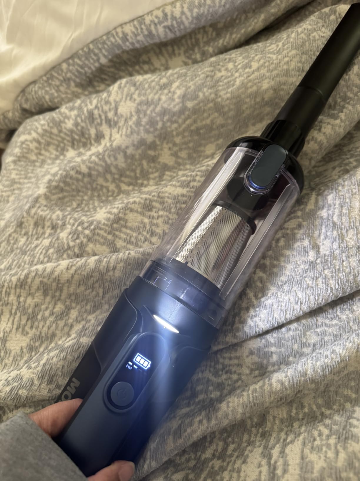 MONOZEL Car Vacuum Portable Cordless, 18000Pa 2-in-1 Vacuum Cleaner & Air Duster customer photo 1