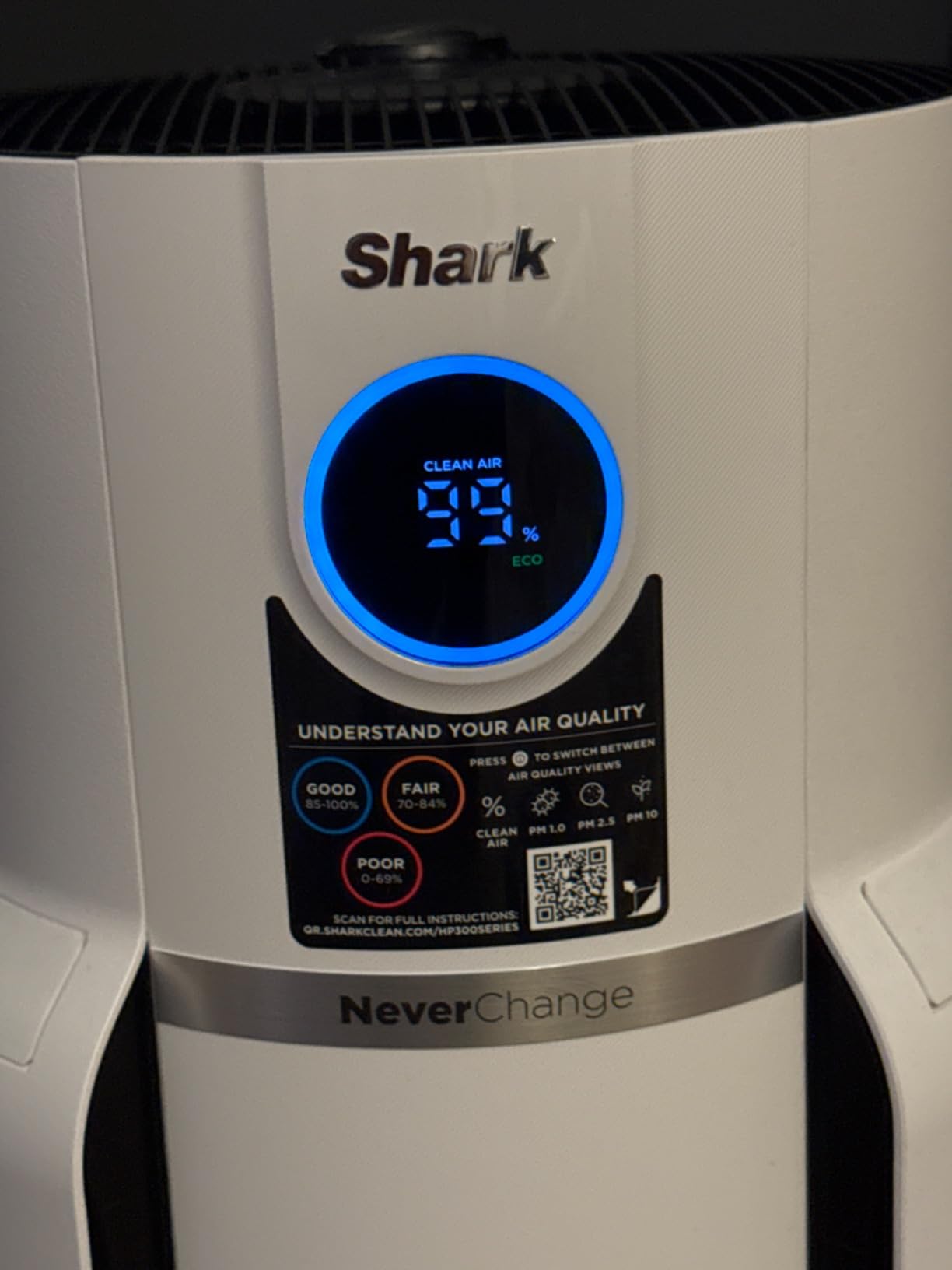 Shark Air Purifier for Home, NeverChange Compact Pro, for Bedroom, Nursery, Home Office, HEPA-Exceeding Filter, Captures Pollutants, Pet Dander, Dust, Odor, Smoke, HP071BRN customer photo 1