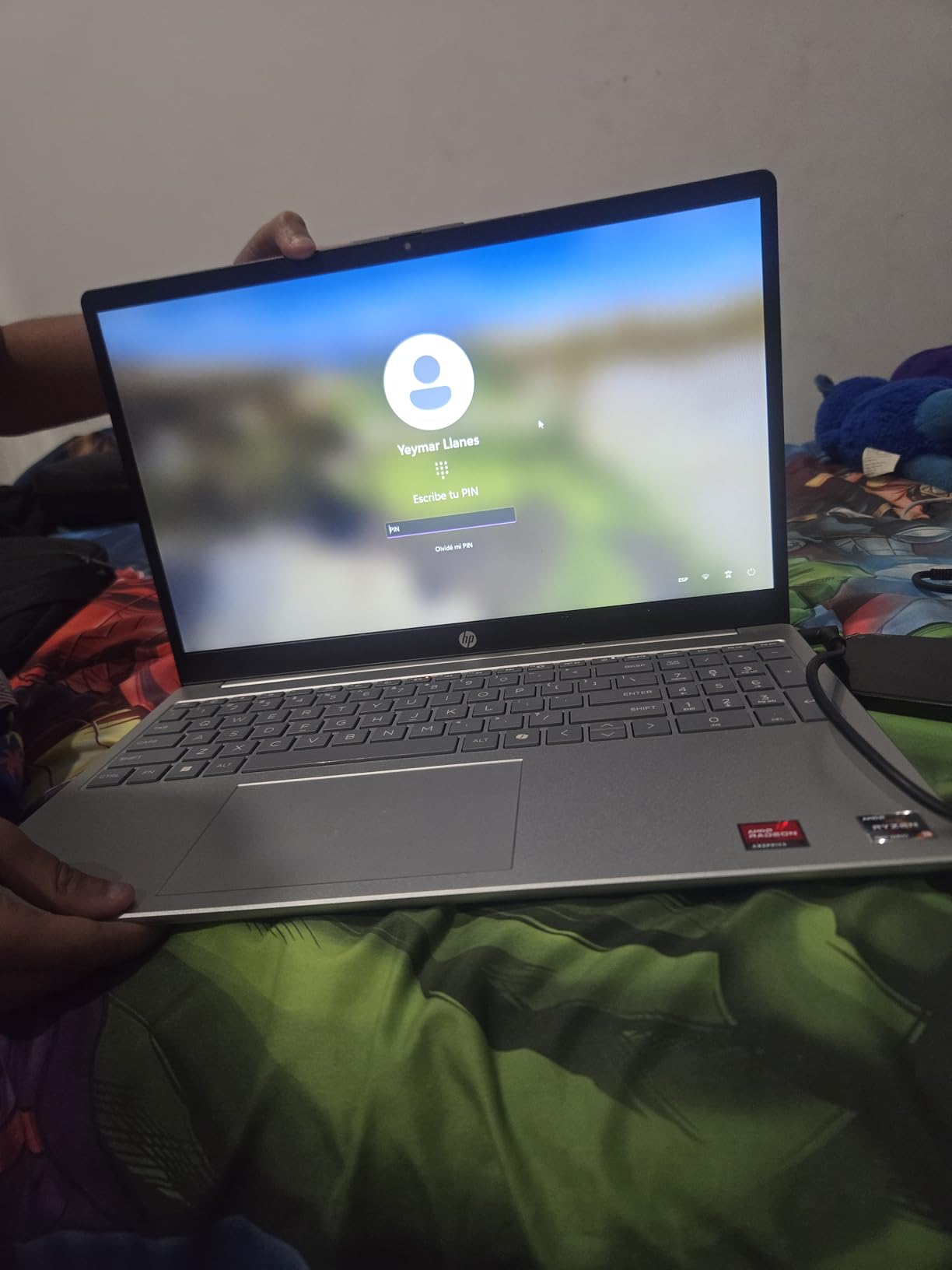 HP 15.6 inch Laptop, HD Touchscreen Display, AMD Ryzen 3 7320U, 8GB RAM, 128GB SSD, AMD Radeon Graphics, Windows 11 Home in S Mode customer photo 2