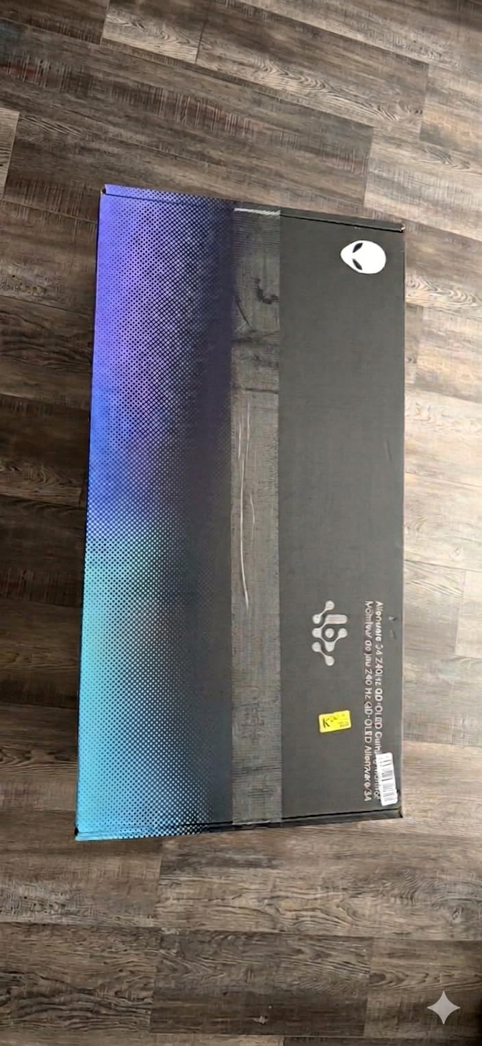 Alienware 34 240Hz QD-OLED Curved Gaming Monitor - AW3425DW - 34.2-inch WQHD, 0.03ms, 1800R Curve customer photo 1