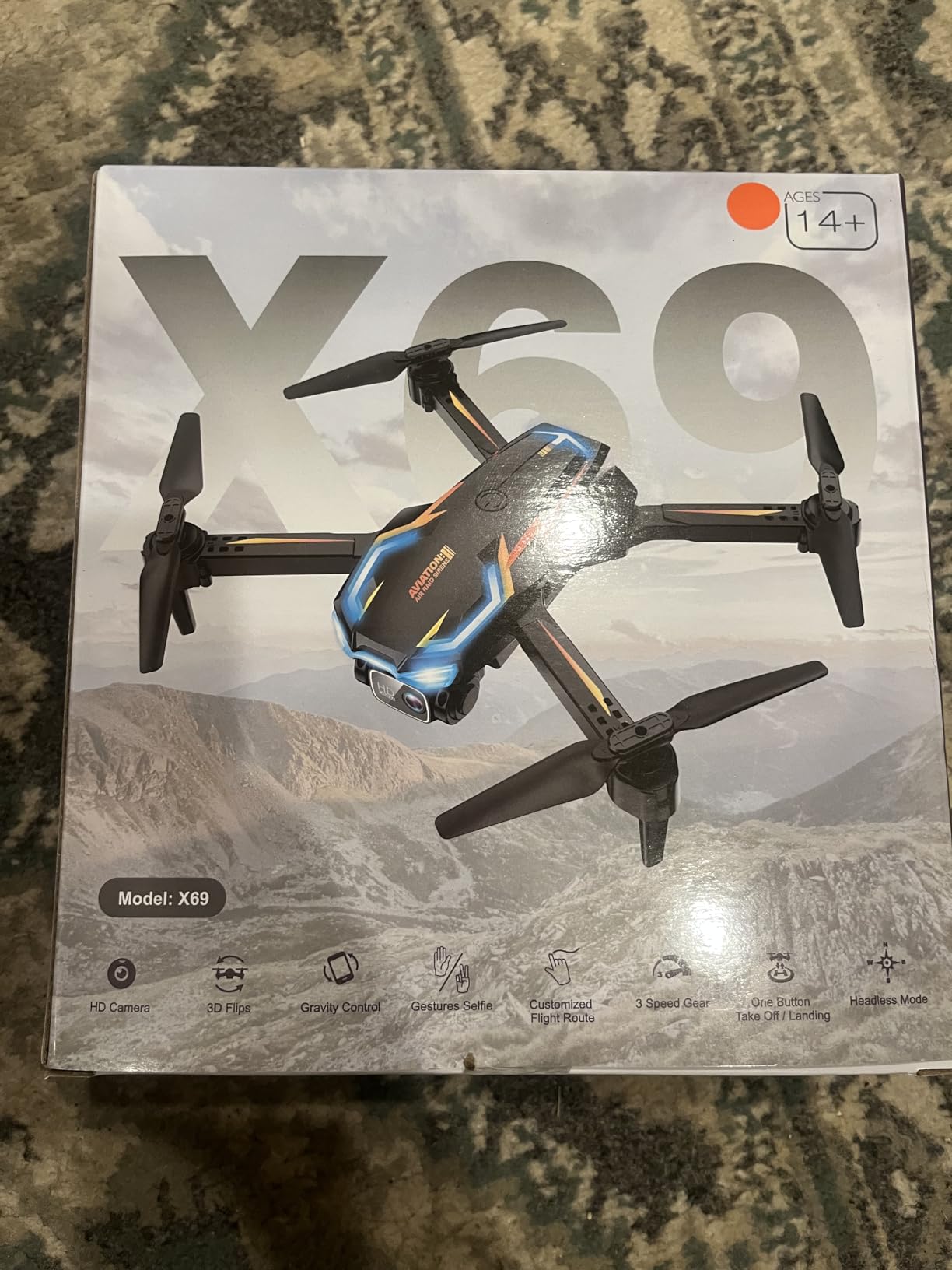 Drone with Camera for Adults, 2K HD FPV Drones with Upgrade Altitude Hold, One-Key Take Off/Landing, Speed Adjustment, Headless Mode, 2 Batteries, Toys Gifts for Teen Boys Girls, Beginner customer photo 1